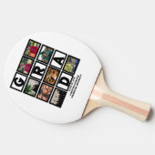 8年カスタムの卒業生の写真集 卓球ラケット (横)