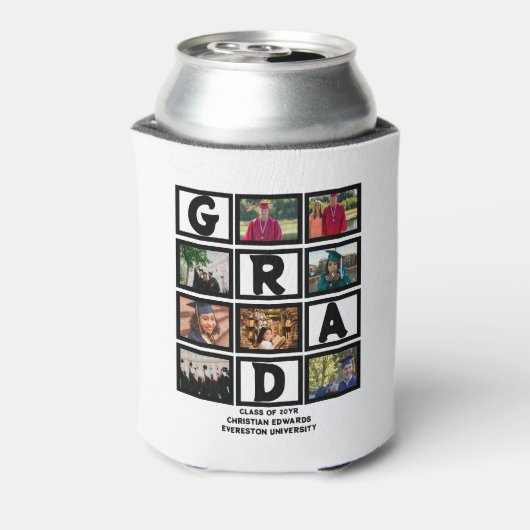 8年カスタムの卒業生の写真集 缶クーラー (缶裏面)