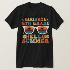 8年生のお別れ こんにちは夏! 面白い8年生デザイン Tシャツ