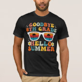 8年生のお別れ こんにちは夏！ 面白い8年生デザイン Tシャツ (正面)