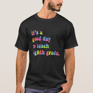 8年生の先生のバックプリント Tシャツ