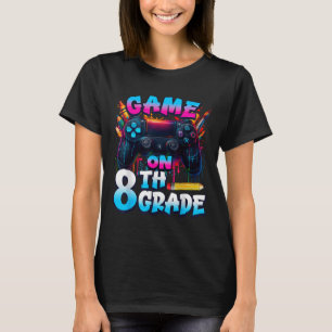 8年生の初登校 ゲームコントローラー B Tシャツ