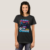 8年生の初登校 ゲームコントローラー B Tシャツ (正面フル)