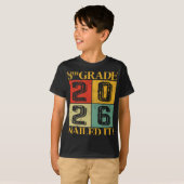 8年生の卒業おめでとう 中学校卒業おめでとう Tシャツ (正面フル)