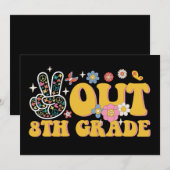 8年生の最後の日のグッドバイ最高 招待状 (正面/裏面)