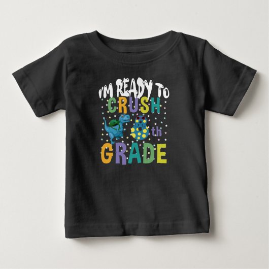 8年生を爆破するぞ Back To School ベビーTシャツ (正面)