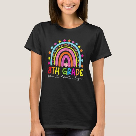 8年生レインボー先生チーム2年生チーム Tシャツ (正面)
