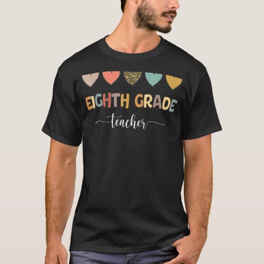 8年生先生ヒョウ虹の初日 Tシャツ (正面)