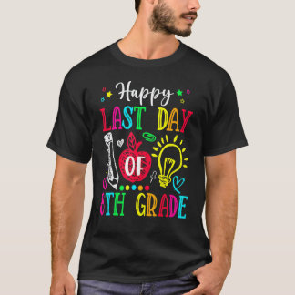8年生最後の日 おめでとう 卒業 先生 Tシャツ