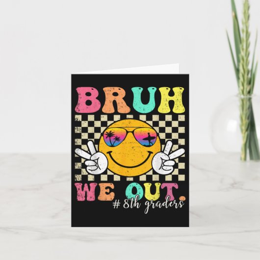 8年生8年生の卒業Clを出た カード (正面)