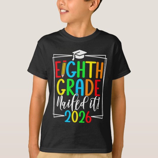 8年生 2026年 中学校卒業 _2  Tシャツ (正面)