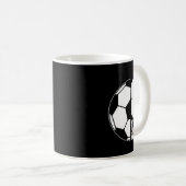 8年間もサッカー好きで最高 コーヒーマグカップ (正面右)