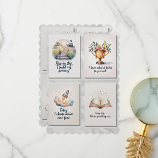 8引用文の肯定ポジティビティ前向きカード サンキューカード