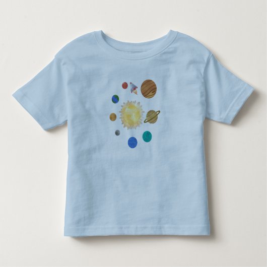 8惑星系太陽のの子供 トドラーTシャツ (正面)