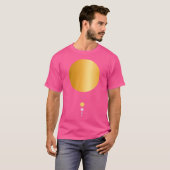 8惑星 太陽系 天文学 Tシャツ (正面フル)