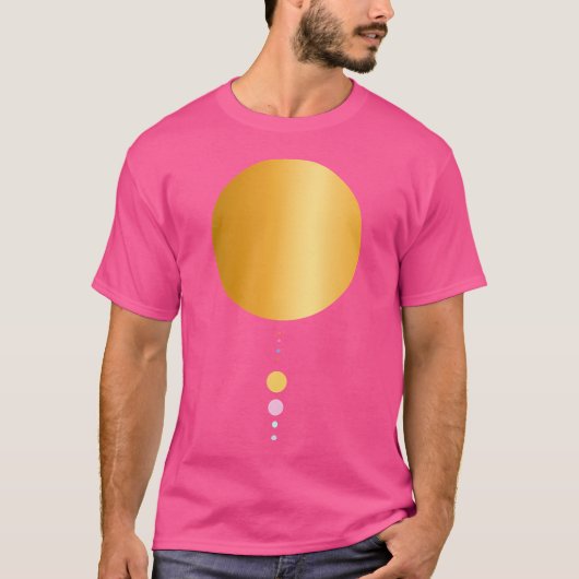 8惑星 太陽系 天文学 Tシャツ (正面)