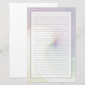 8抽象芸術の行 便箋 (正面/裏面)