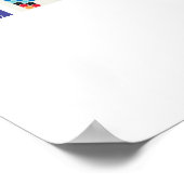 8文字ネームボードゲームアルファベットポスター ポスター (角)