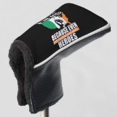 8日目の神は、アイルランドの人々を作り上げた ゴルフヘッドカバー (3/4 正面)