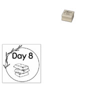 8日目カカオポッド ラバースタンプ (押印)