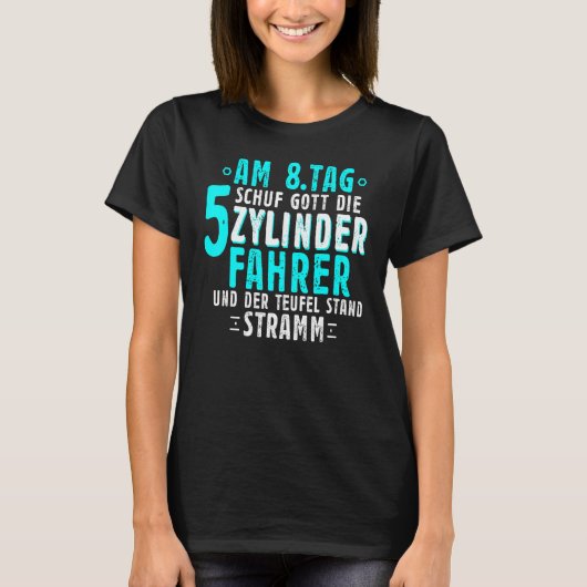 8日目シュフゴットダイ5気筒ドライバ Tシャツ (正面)
