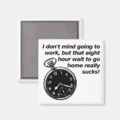 8時間待機おもしろい冷蔵庫用マグネット マグネット (正面/裏面)