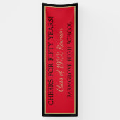 8最高のフィートのバナー！特別クラス懇親会バナー 横断幕 (縦)