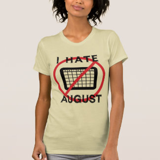 8月が嫌い Tシャツ