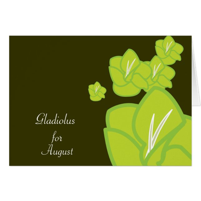 8月の誕生は花カスタマイズ (正面横)