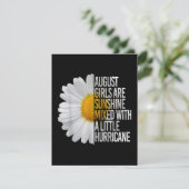 8月の誕生日女性への面白い名言ギフト 招待状 (スタンド正面)