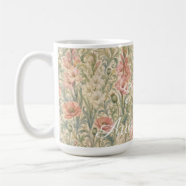 8月の誕生花マグ コーヒーマグカップ