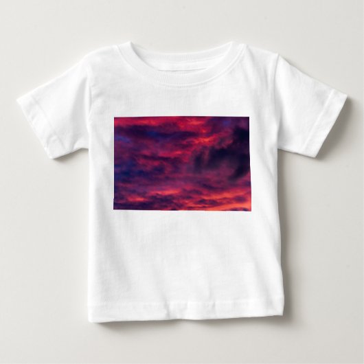 8月の赤 ベビーTシャツ (正面)