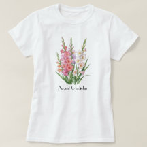 8月グラジオラスフラワーズTシャツ