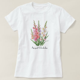 8月グラジオラスフラワーズTシャツ Tシャツ