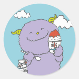 8月モンスターシール。 ラウンドシール