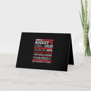8月生まれの誕生日プレゼント - 乙女座 カード