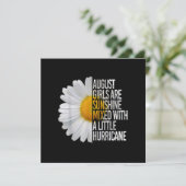 8月誕生日女性ギフト 面白い名言ギフト 招待状 (スタンド正面)