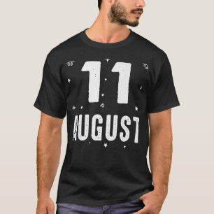 8月11日記念パーティー特別な日々のための Tシャツ
