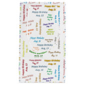 8月13日誕生日プレゼントバッグ スモールペーパーバッグ (正面)