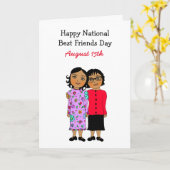 8月15日はベストフレンドの日 カード (黄色い花)