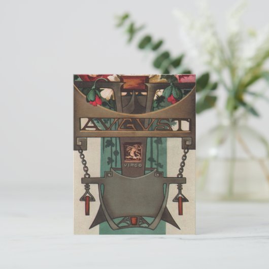 8月 – 乙女座 ポストカード (スタンド正面)