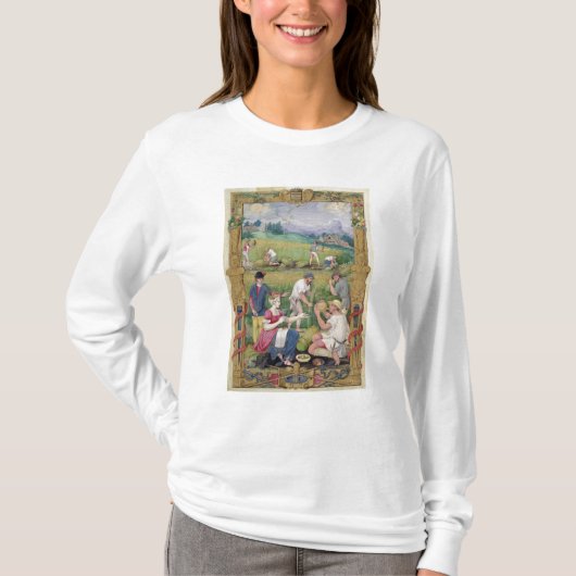 8月: 収穫 Tシャツ (正面)