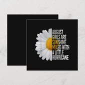 8月 誕生日 女性 プレゼント 面白い名言 ギフト 招待状 (正面/裏面)