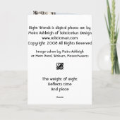 8本の細い棒 カード (裏面)