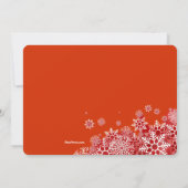 8枚のフォトクリスマスコラージュカード 招待状 (裏面)