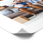 8枚のフォトコラージュのポスターを作成 ポスター (角)