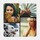 8枚の両面メタルラウンドオーナメント メタルオーナメント (裏面)