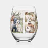 8枚の写真のギャラリーパーソナライズされた ステムなしワイングラス (右)