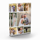 8枚の写真のコラージュ結婚を作成 フォトブロック (左)