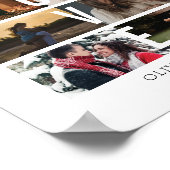 8枚の写真を使ったラブコラージュ ポスター (角)